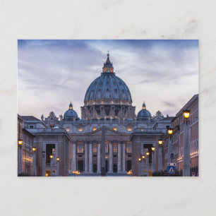 Basilica of San Pietro, Rom (Italien) Vykort