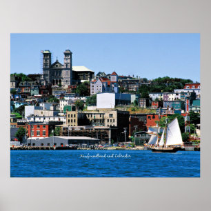 Basilica på Shoreline i St. John's Poster