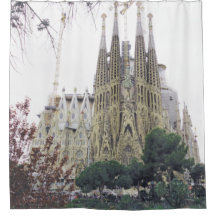 "Basilica Sagrada Familia i Barcelona, Spanien"
