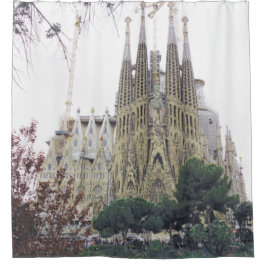 "Basilica Sagrada Familia i Barcelona, Spanien"