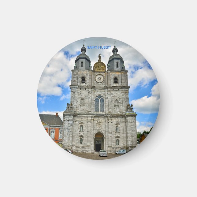 Basilica Saint Hubert, Belgien souvenir Magnet (Framsidan)