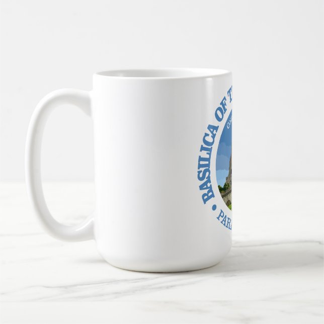 Basilika of the Helig Heart Kaffemugg (Vänster)