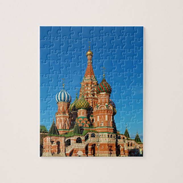 Basilikakatedralen Moskva Ryssland Pussel (Vertikal)