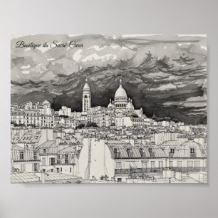 Basilikan Sacré-Cœur Poster