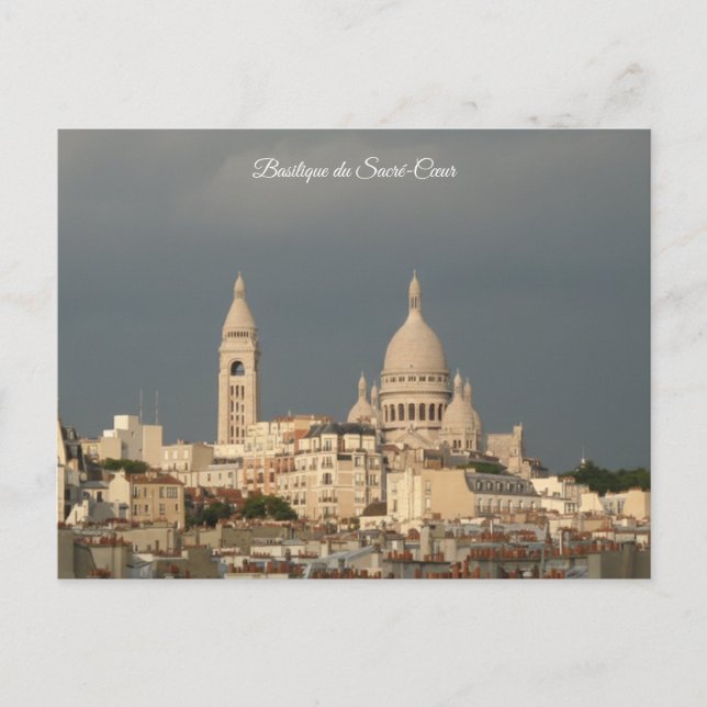 Basilikan Sacré-Cœur Vykort (Framsida)