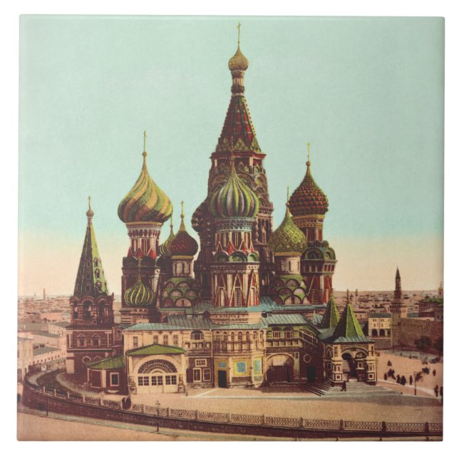 Basilikoskovan, Röda torget Moskva Kakelplatta (Framsidan)