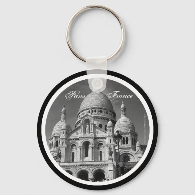 Basilique du Sacré-Coeur Paris Keychain Nyckelring (Framsida)