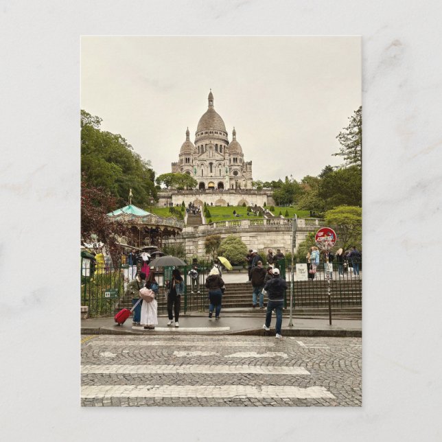 Basilique du Sacré-Cœur Vykort (Framsida)