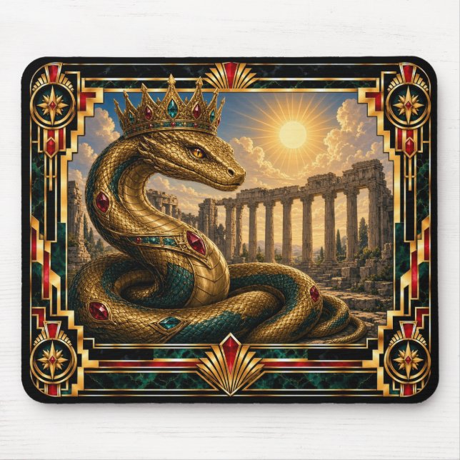 Basilisk, Art Deco Mytisk Musmatta (Framsidan)