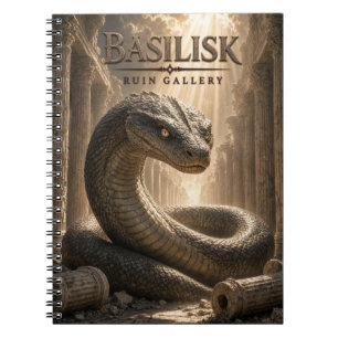 Basilisk Ruin Gallery Mörk Cinema Anteckningsbok