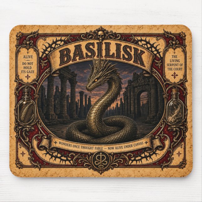 Basilisk, Vintage Circus Monster Musmatta (Framsidan)