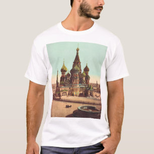 Basiliskatedralen, Röda torget Moskva T Shirt