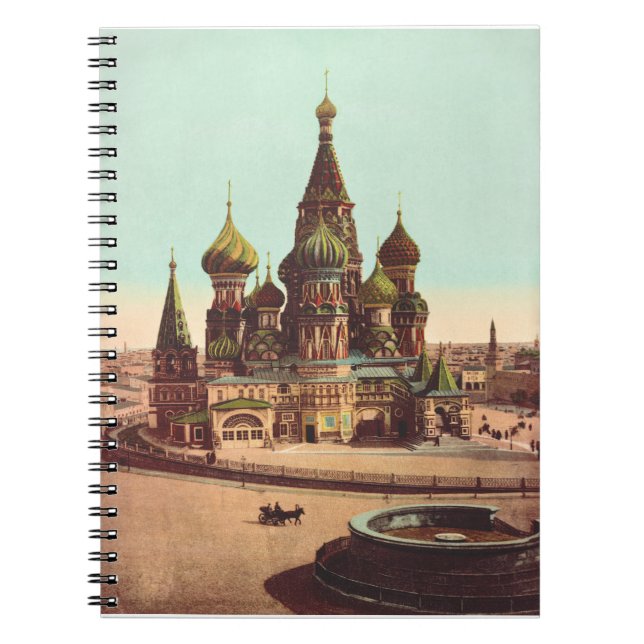 Basiliuskatten, Röda torget Moskva Anteckningsbok (Framsidan)