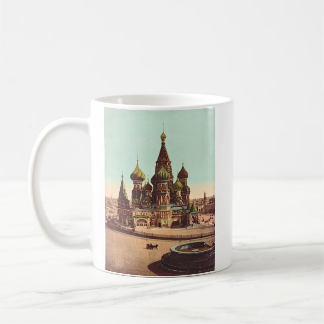 Basiliuskatten, Röda torget Moskva Kaffemugg (Vänster)