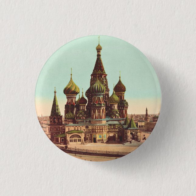 Basiluskyrkan, Röda torget Moskva Knapp (Framsida)