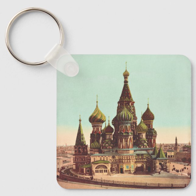 Basiluskyrkan, Röda torget Moskva Nyckelring (Framsida)