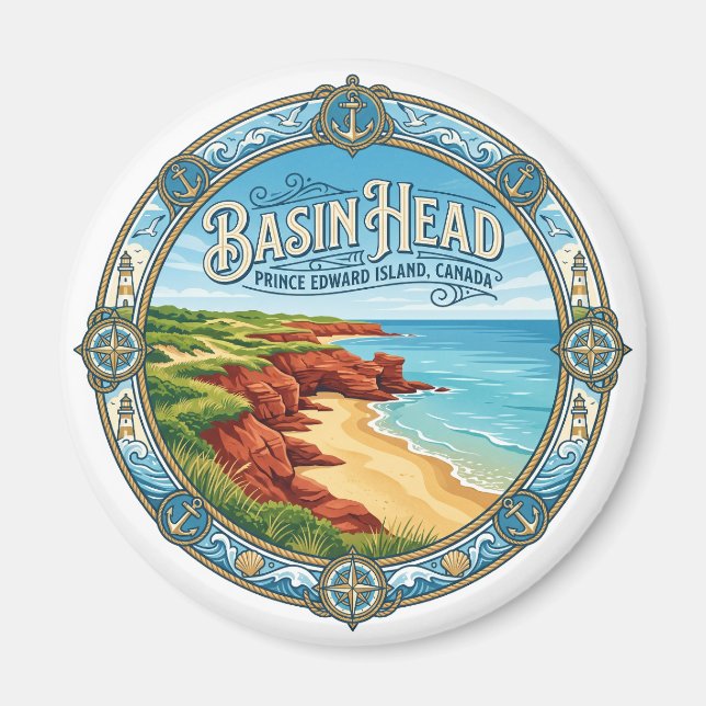 Basin Head Kanada Magnet (Framsidan)