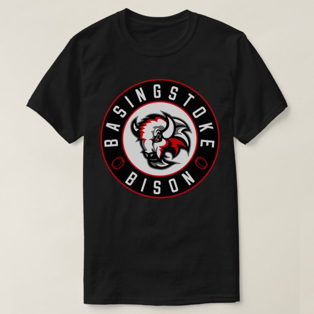 Basingstoke Bison ishockey T Shirt (Design framsida)