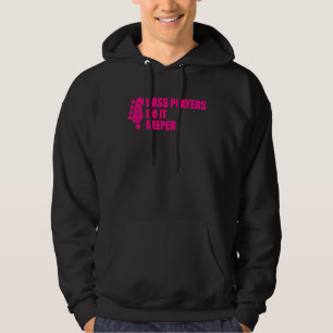 Basist Coola gitarrbasister gör det djupare Hoodie