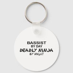 Basist dödliga Ninja vid natt Nyckelring
