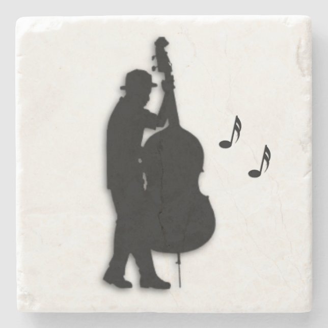 Basist Musiker  Stenunderlägg (Framsidan)