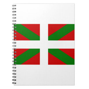 bask flagga anteckningsbok