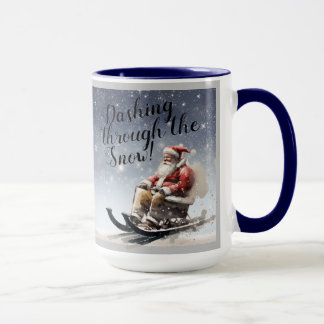 "Baskar genom Snö!" Kaffe/Tea Mugg