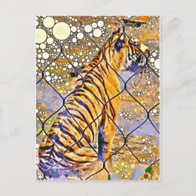 Baskått tyger Art-vykort Vykort (Framsida)
