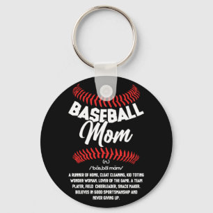 Baskbollssoftball Mamma Nyckelring