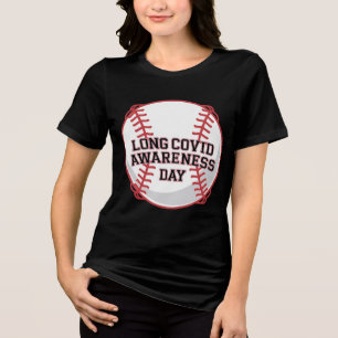 Baskdesign för lång tid för COVID-medvetenhet T Shirt