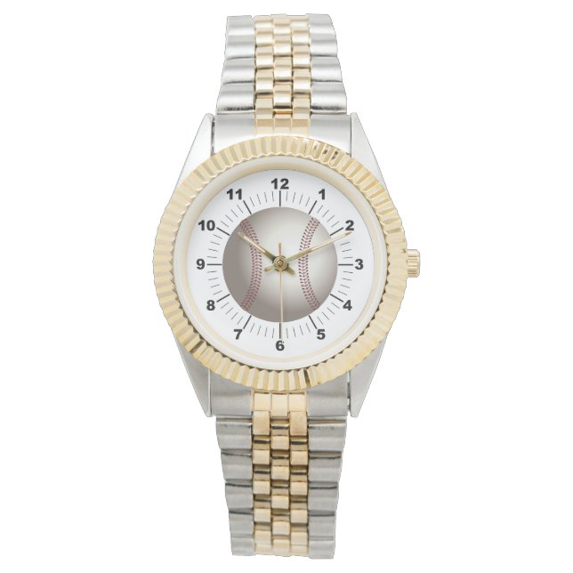 Baskeball 2-Tone Bracelet Watch för kvinnor Armbandsur (Framsida)