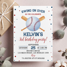 Baskeball Birthday-inbjudningsbatter upp