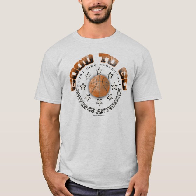 Baskeball domstolkung t-shirt (Framsida)