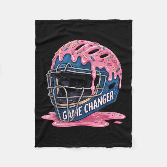 Baskeball Ice Cream Drift Catcher Helmet Youth Boy Fleecefilt (Framsidan)