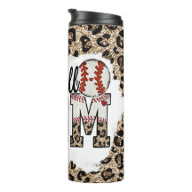 Baskeball Mamma Leopard Skriv ut Tumbler Sports Ma
