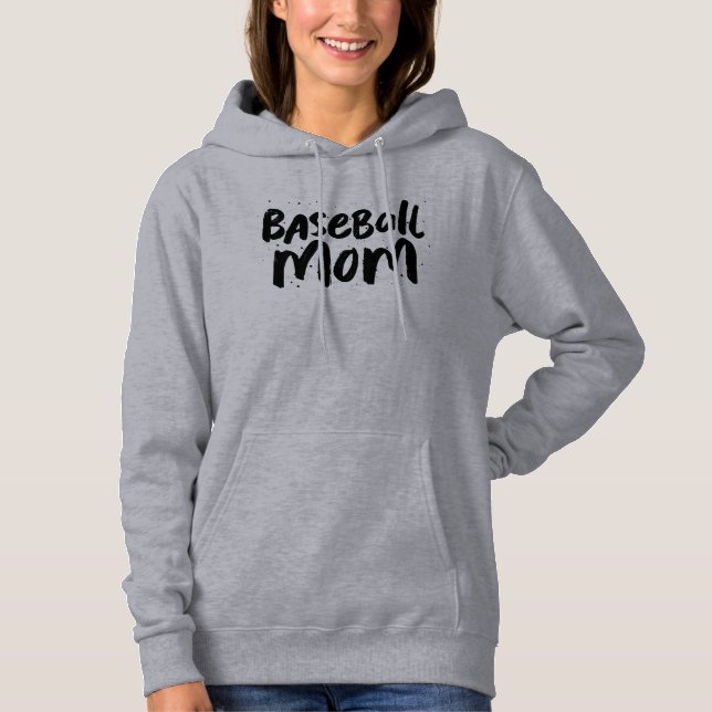 Baskeball mamma trendig personlig svart  t shirt (Framsida)