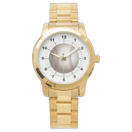 Baskeball Oversized Guld Bracelet Watch Armbandsur