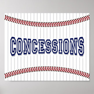 Baskeball Party CONESSIONS Skriv ut Poster
