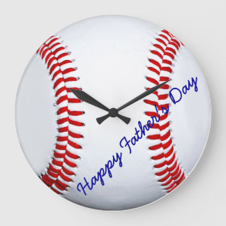 Baskeball Stor Wall Clock lycklig Fars dag Klocka