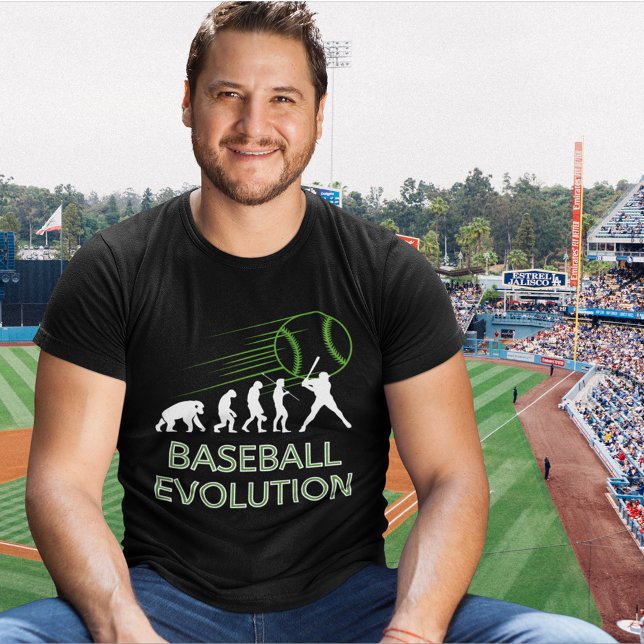 Baskeball T-Shirt: en fantastisk utveckling T Shirt (Baseball Evolution Shirt for Men and Women)