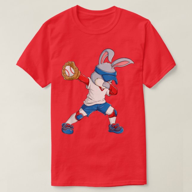 Baskebollen i Påsk Catcher Lycklig Ea T Shirt (Design framsida)