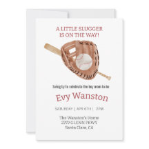 Baskebollens babyduschinbjudan