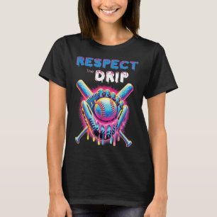 Baskebollens roppande dropp respekterar t shirt
