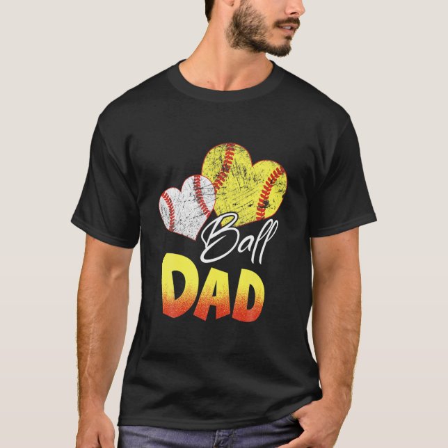 Baskebollgåvor från den vackra Boll-Pappa-fotbolle T Shirt (Framsida)