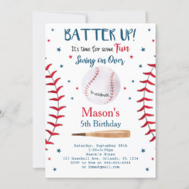 Baskebollinbjudan, Baseball Inbjudan, Baseball Inbjudningar