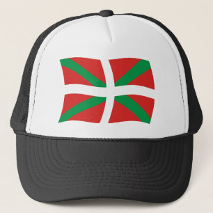 Basker Folk Flagga Hatt Keps