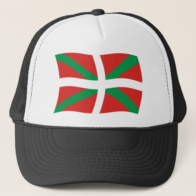 Basker Folk Flagga Hatt Keps (Framsida)