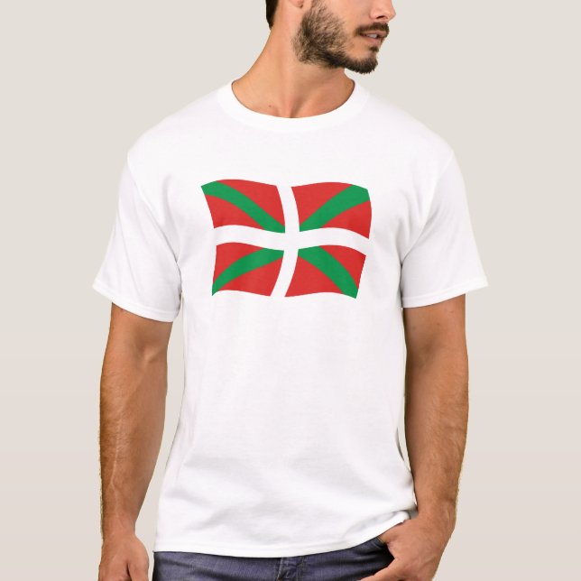 Basker Folk Flagga Tröja (Framsida)