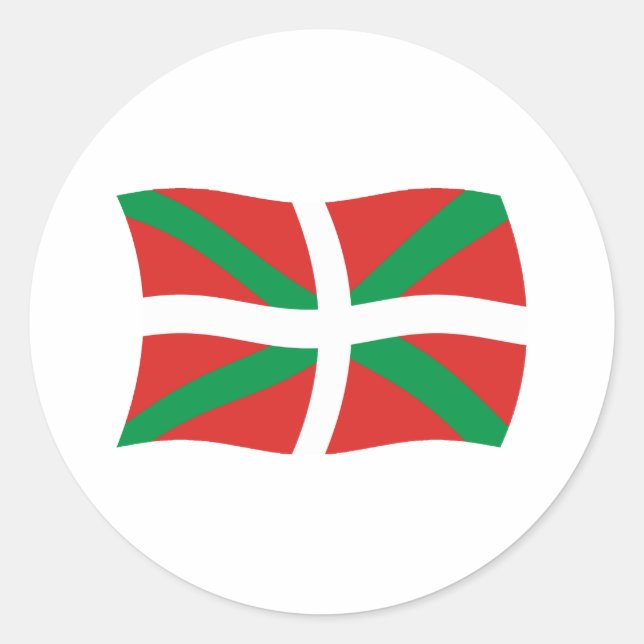 Baskerflagga Klistermärke (Framsida)
