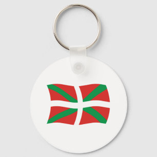 Baskerfolkets Flagga Nyckelring
